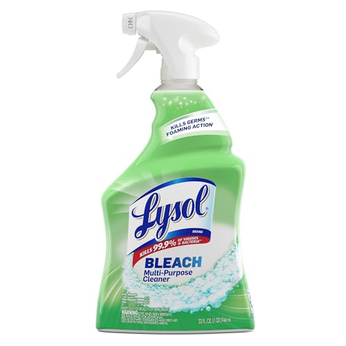 Lysol Multi-Purpose Cleaner Sanitizing and Disinfecting Spray with Bleach, All Purpose Cleaning Spray for Bathrooms and Kitchens, 32oz - Image 1