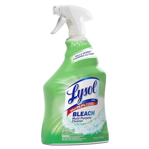 Lysol Multi-Purpose Cleaner Sanitizing and Disinfecting Spray with Bleach, All Purpose Cleaning Spray for Bathrooms and Kitchens, 32oz - Image 2