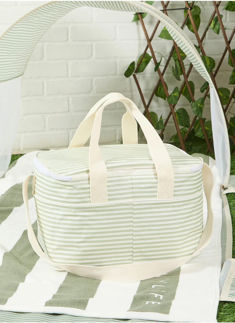 ساني لايف Light Cooler Bag La Palma Sage Stripe