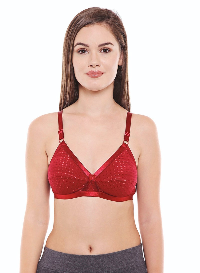 Bodycare Women's Red Colour Bra - Image 1