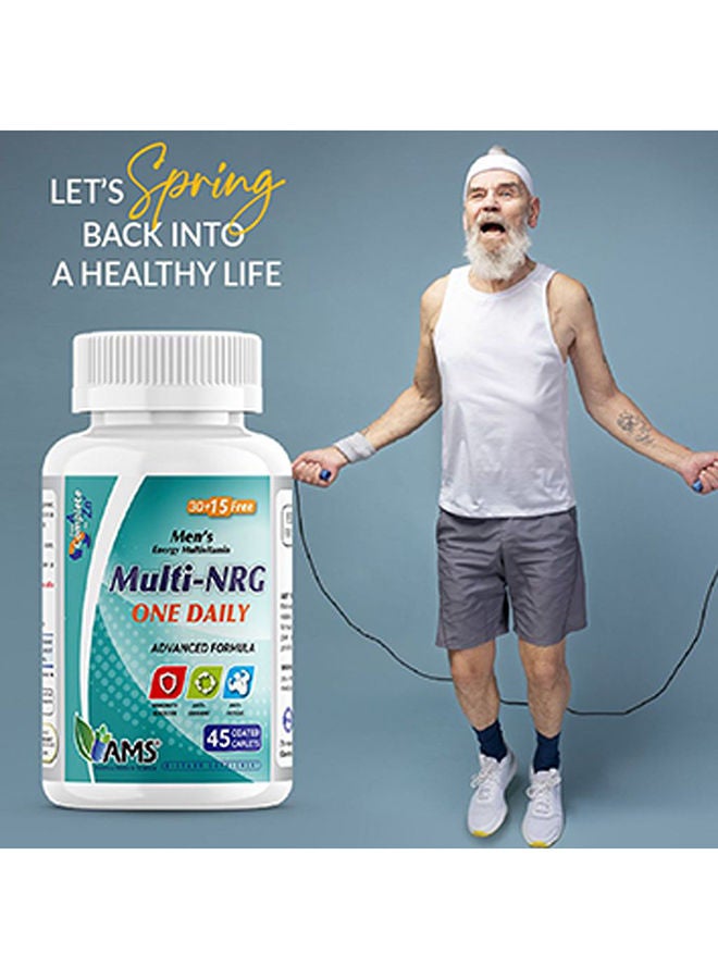 AMS Multi-NRG Men's Energy Multivitamin Coated Tablets 45's - Image 4