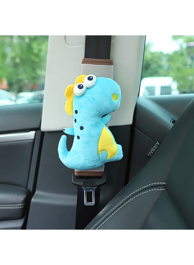 Car Seat Belt Shoulder Cover Safety Belt Four Seasons Lengthened Cartoon Cute Car Fixing Belt Protective Cover Interior Accessories - Image 1