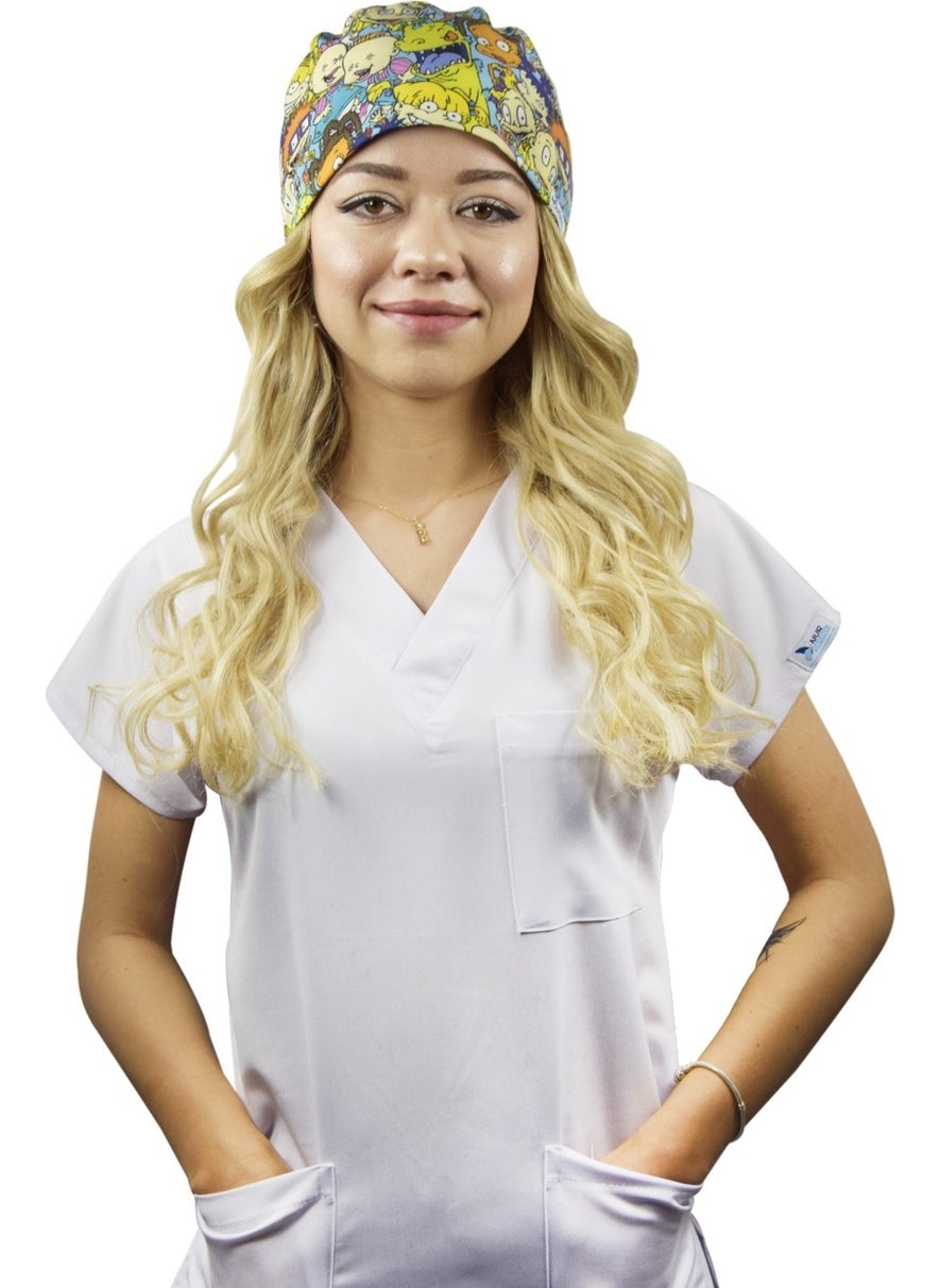 Nur Ortopedi Nur Çılgın Children Doctor Nurse Hospital Surgical Cap  - Image 1