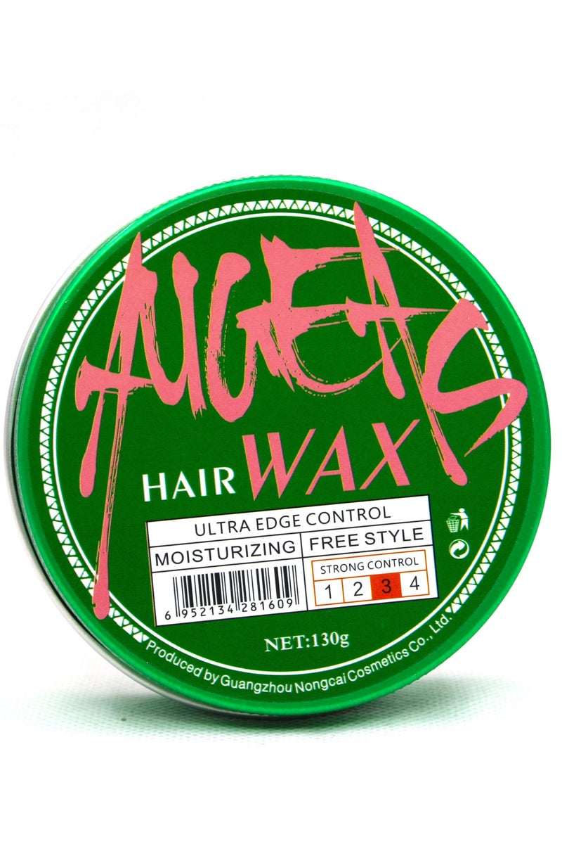 Augeas Hair Wax, Ultra Edge Control, Moisturising Free Style Strong Hold, 130g, ,Unisex ,suitable for man and woman,Easy to use for hair styling, easy to wash, No alcohol, no irritation. - Image 1