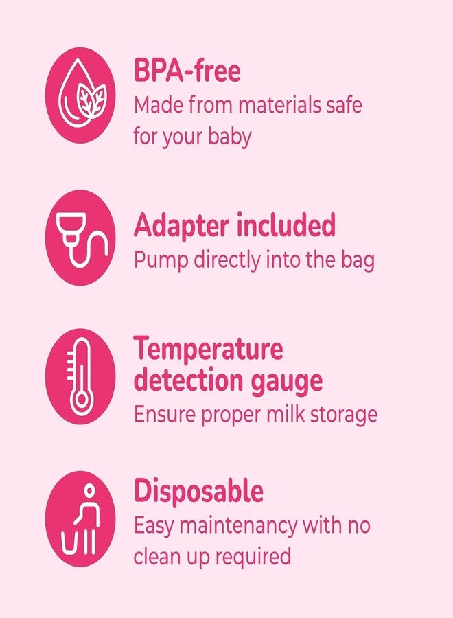 Spectra - Simple Store Milk Collection Bags 200 ml - Hygenic Double Lined Leak Free Insulation - Convenient Milk Storage for Busy Moms - 20 Count - Image 4