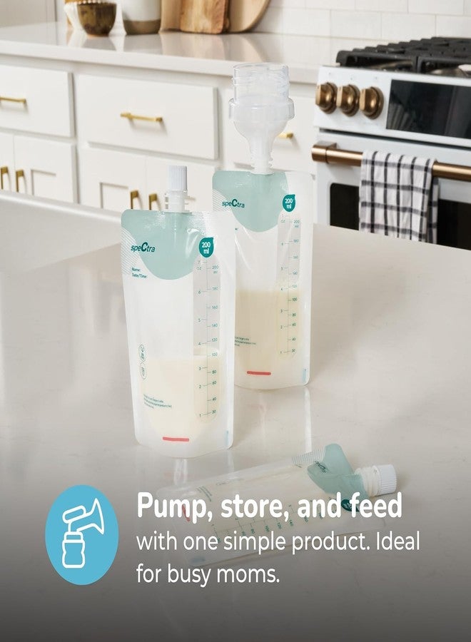 Spectra - Simple Store Milk Collection Bags 200 ml - Hygenic Double Lined Leak Free Insulation - Convenient Milk Storage for Busy Moms - 20 Count - Image 3