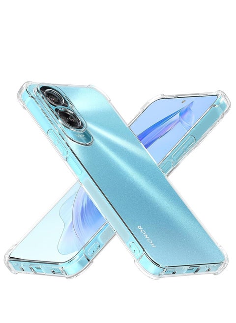 BM Case for Honor 90 Lite  Clear Cover Shockproof flexible TPU Bumper Cover Transparent Anti scratch