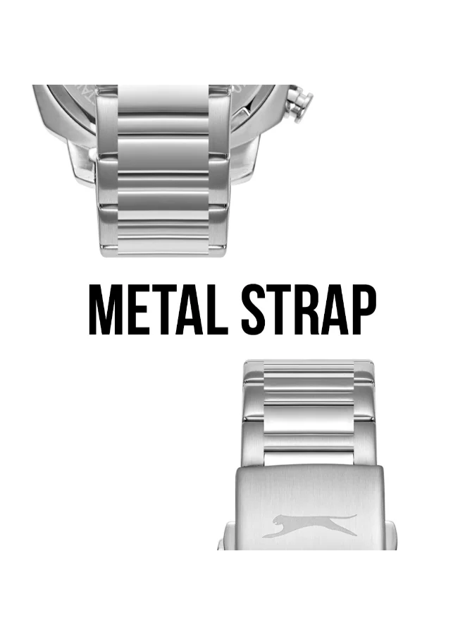 Slazenger Men's Metal Multi Function Watch SL.9.2501.2.04 - 42 mm
