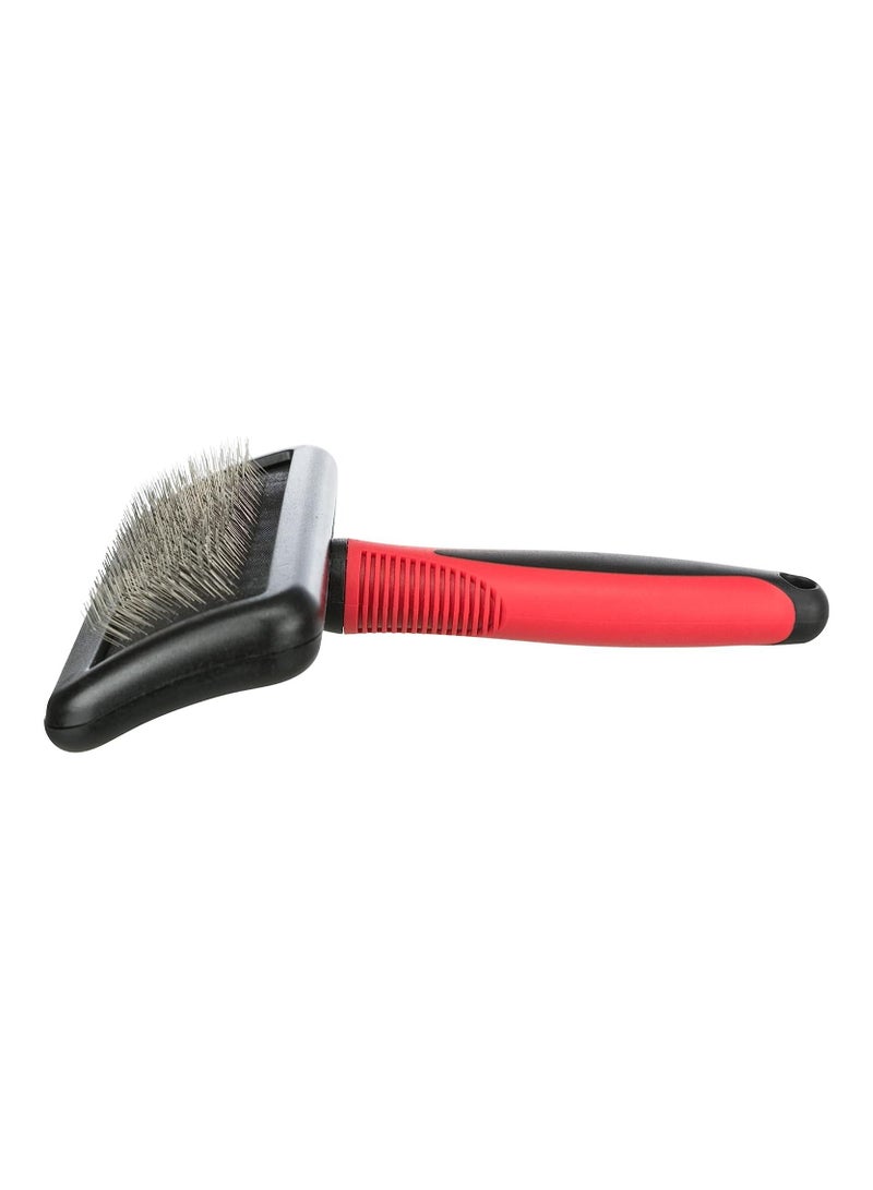 Trixie Soft Brush Plastic Metal Bristles 12 x 16 cm - Image 2