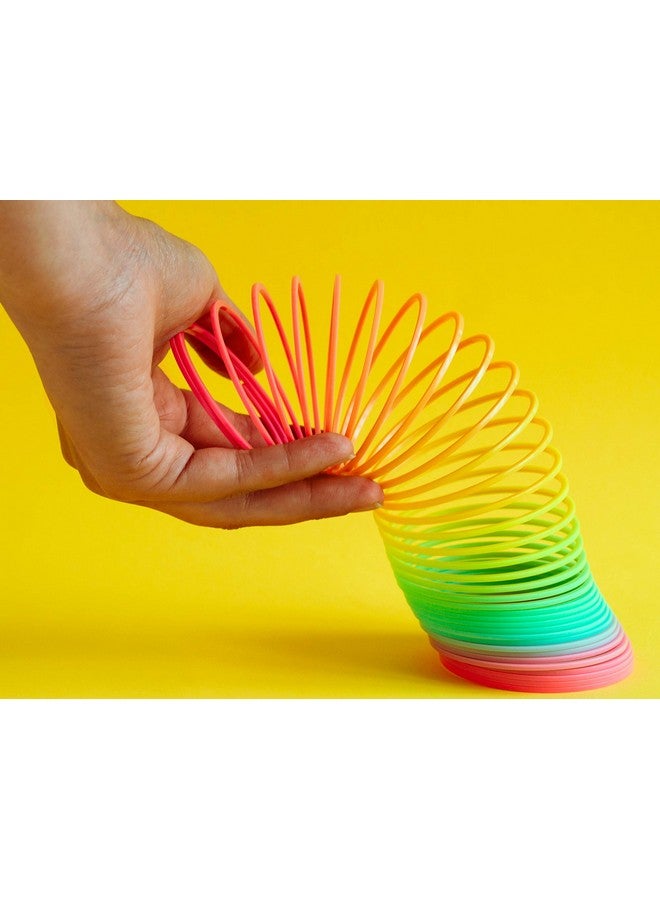 Ja-Ru Big Magic Rainbow Color Spring Pack (2 Units) Original Plastic Spring Fidget Toy | Kids Coiltoy For Girls & Boys | Colorful Neon Color Sensory Vintage Toys 1702 2A - Image 2