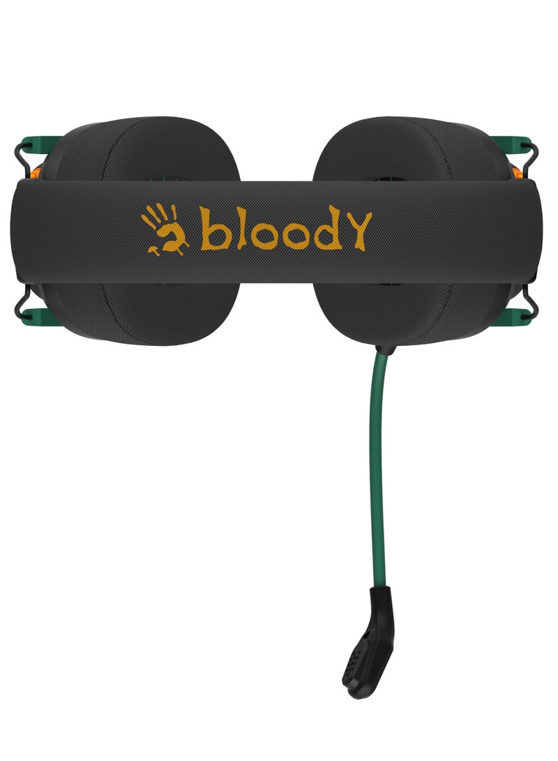 Bloody All-In-One Wireless Gaming Headset MR-595, Gaming-Grade Multi-Mode Connectivity, BL5900 Wireless Gaming Chipset, 50mm Speaker Unit, 135 Hours Playback Time, Detachable Noise Cancelling Mic, Black - Image 4