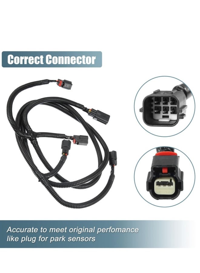 Generic RAM Rear Park Assist Wiring Harness 68031820AA Jumper for DODGE 2009-2020 RAM 1500 10-18 RAM 2500 3500 Rear Parking Bumper Sensor Backup Light Wiring Harness Warning System for Park Sensor Replace  - Image 5