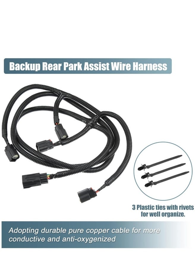 Generic - RAM Rear Park Assist Wiring Harness 68031820AA Jumper for DODGE 2009-2020 RAM 1500 10-18 RAM 2500 3500 Rear Parking Bumper Sensor Backup Light Wiring Harness Warning System for Park Sensor Replace - Image 1