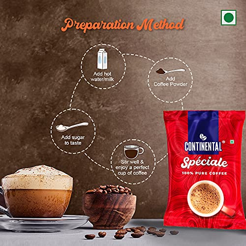 Continental Coffee Speciale Instant Coffee Powder|200 Gram (4 Pouches, 50G Per Each)|Medium Roast Instant Coffee|100% Pure Coffee|Pack Of 4 - Image 3