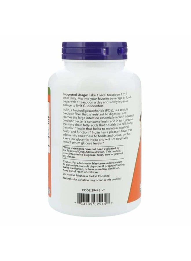 now Inulin Prebiotic Fos, 8-Ounces (Pack of 2) - Image 3