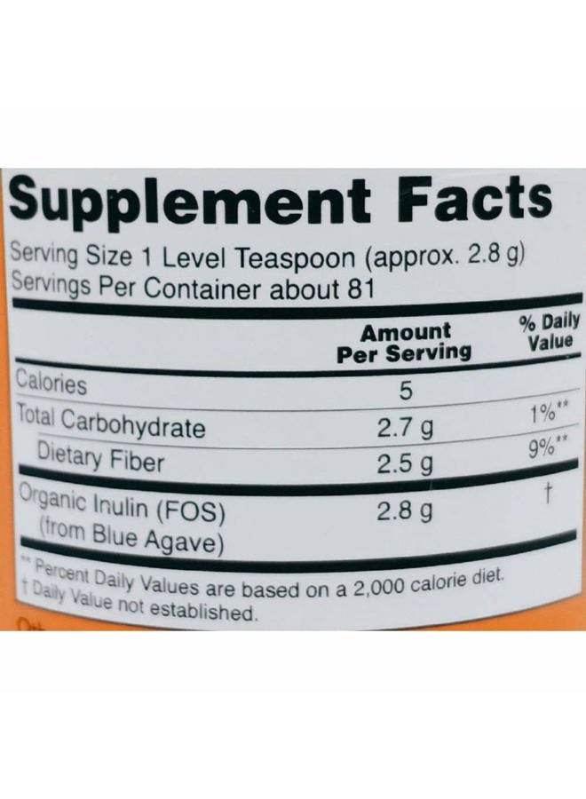 now Inulin Prebiotic Fos, 8-Ounces (Pack of 2) - Image 4