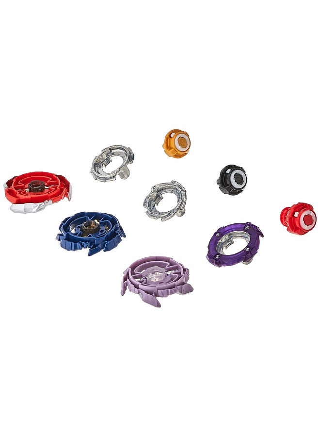 BeyBlade باي بليد بيرست سيرج سبيدستورم ثاندر ثريت 3-باك - كولوسال فافنير F6، سبيير دولاهان D6، براف روكتافور R6 ألعاب قتال قمة - Image 2