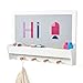 UTEX 2 in 1 Building Block Wall Panel for Kids with Shelf and Hooks Wood Wall Shelf for Playroom Nursery - Image 2