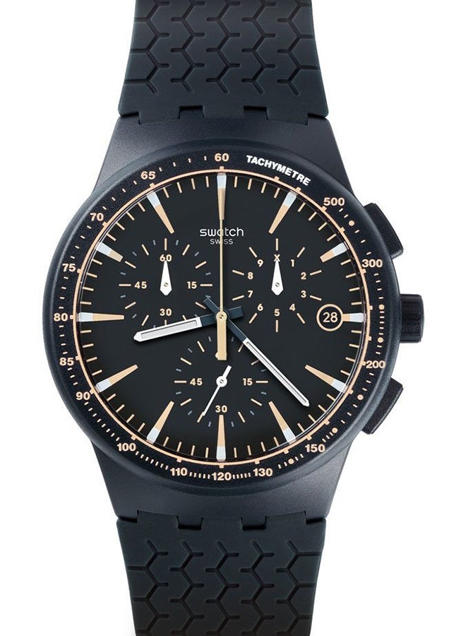 Swatch Men Meine Spur Quartz Movement Water Resistant Wrist Watch - 38 Mm - Image 2