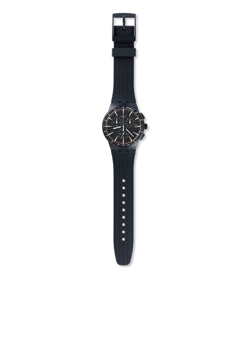 Swatch Men Meine Spur Quartz Movement Water Resistant Wrist Watch - 38 Mm - Image 3
