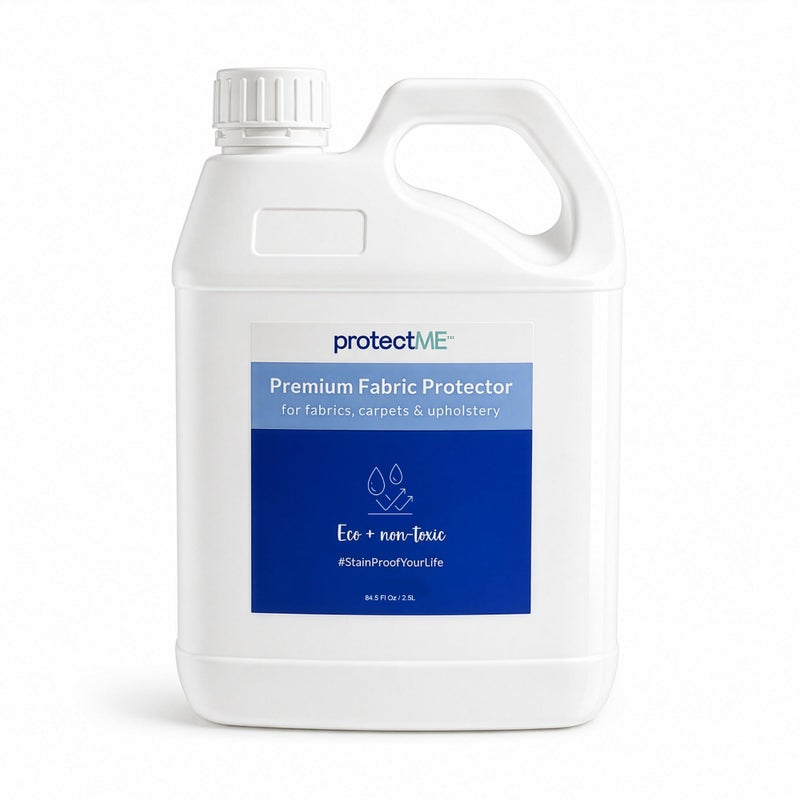 protectME Fabric Protector and Stain Resistant Spray Upholstery Fabric Spray for Stain Guard for Carpet Shoes Couch Sofa Non Toxic Water Based Furniture Protector 845 Fl Oz - Image 2