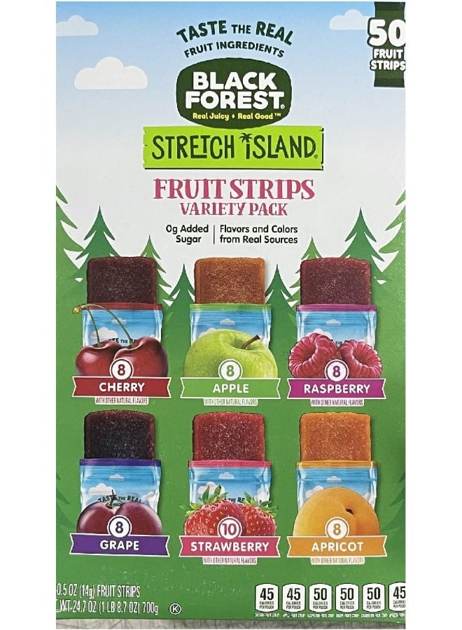 Stretch Island Fruit Leather Snacks Variety Pack, Cherry, Apple, Strawberry, Apricot, Grape, Raspberry, 0.5 Ounce No Added Sugar (Pack of 50) 24.7 Ounce - Image 5