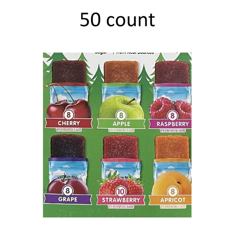 Stretch Island Fruit Leather Snacks Variety Pack, Cherry, Apple, Strawberry, Apricot, Grape, Raspberry, 0.5 Ounce No Added Sugar (Pack of 50) 24.7 Ounce - Image 4