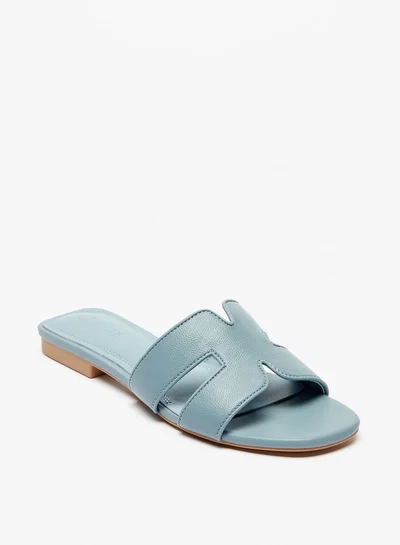 سيليست Women Textured Open Toe Slip On Sandals