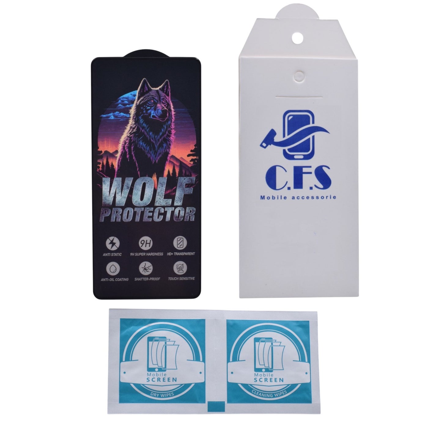 wolf Wolf Glass Screen Protector For Xiaomi Redmi Note 13 Z409E23A9D853E2746764Z