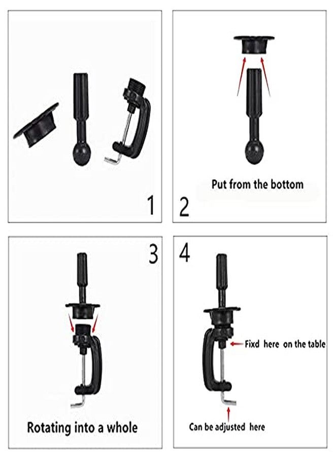 Hairingrid Mannequin Head African American with 100% Human Hair Cosmetology Afro Hair Manikin Head for Practice Styling Braiding and Free Clamp Holder (R72026B0210H) - Image 5