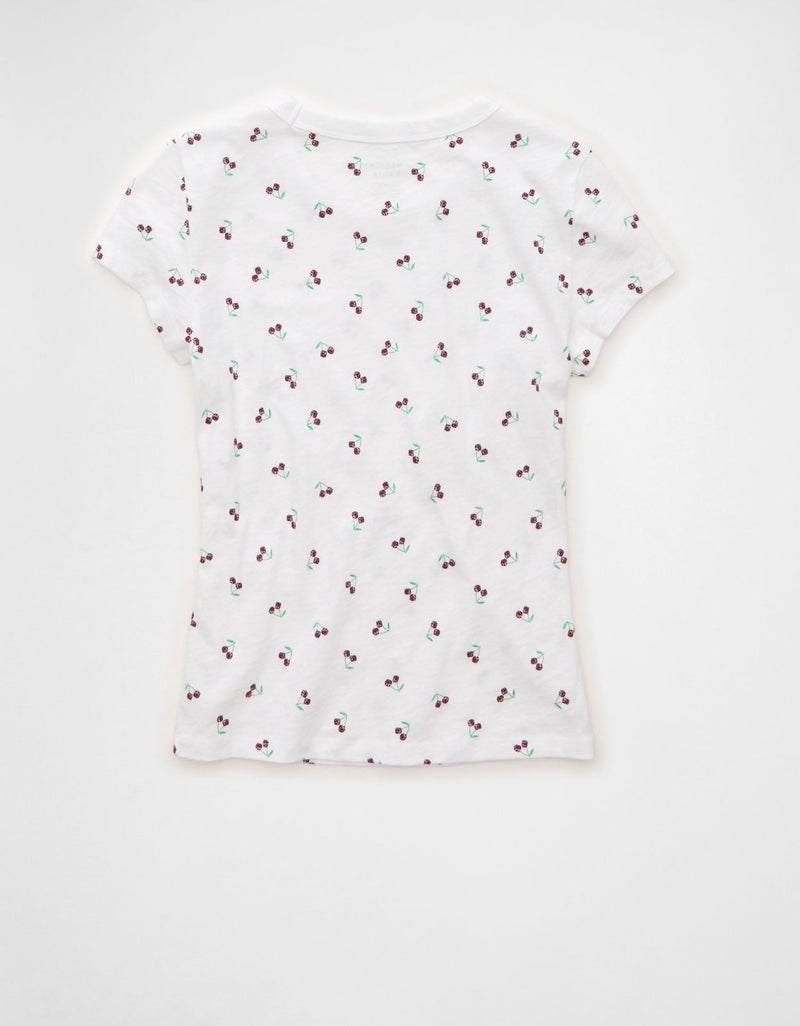 American Eagle AE Hey Baby Cotton Slub Tee - Image 5
