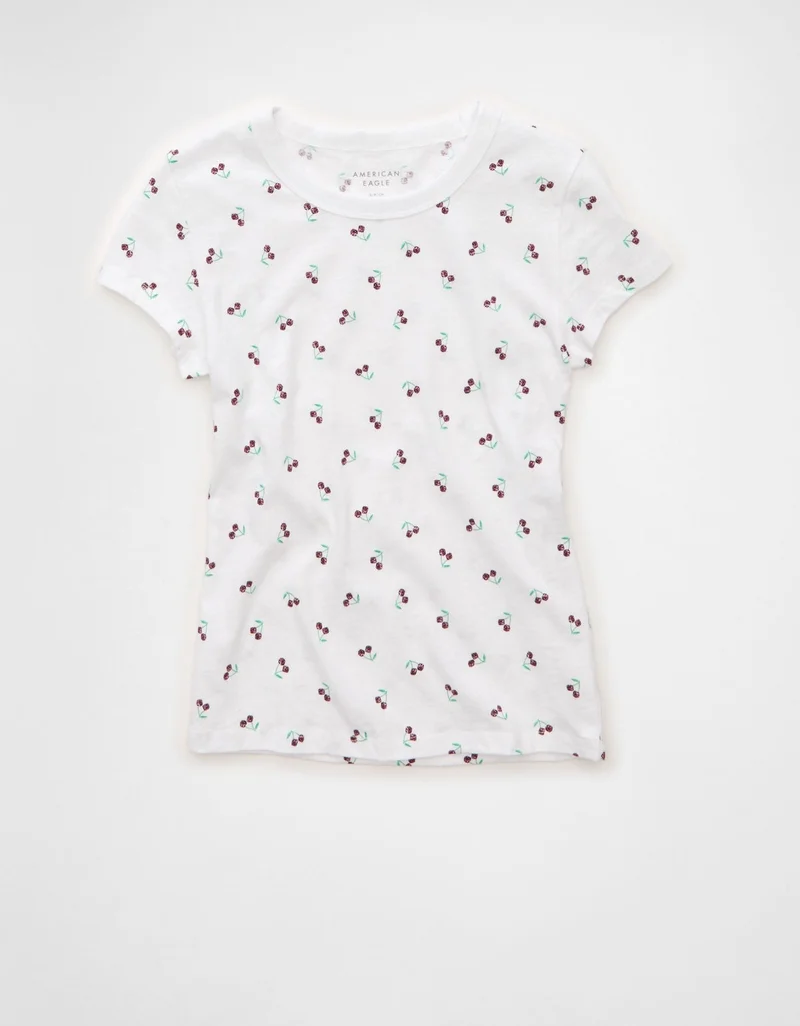 American Eagle  AE Hey Baby Cotton Slub Tee for Women | Best Price UAE