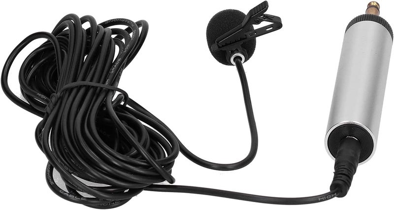 GLOGLOW Professional Condenser Microphone, Lightweight Copper Clipon Mic with 5m Cable for Guitar, Sax, Violin, and Piano Recording - Image 5