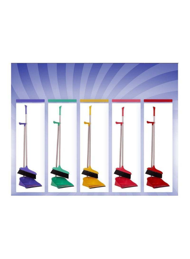 PAREX BROOM WITH DUSTPAN  ASSORTED COLORS - Image 2