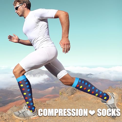 Laite Hebe 3 Pack Compression Sock-Compression Sock For Women and Men Circulation -Best for Running,Athletic Sports - Image 4