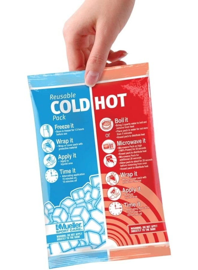 Mueller Small Reusable Cold Hot Pack | Gel Ice & Heat Therapy Pack| Freezer & Microwave Safe | for Pain Relief, Injuries, Sprains & Muscle Aches, 1-Piece - Image 2