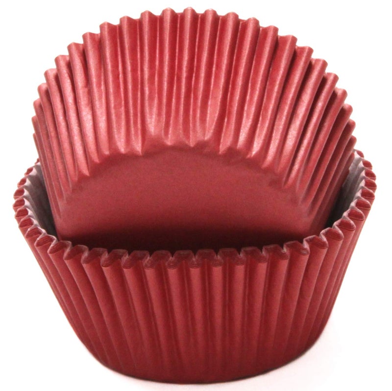Chef Craft Classic Cupcake Liners 50 Count Dark Red