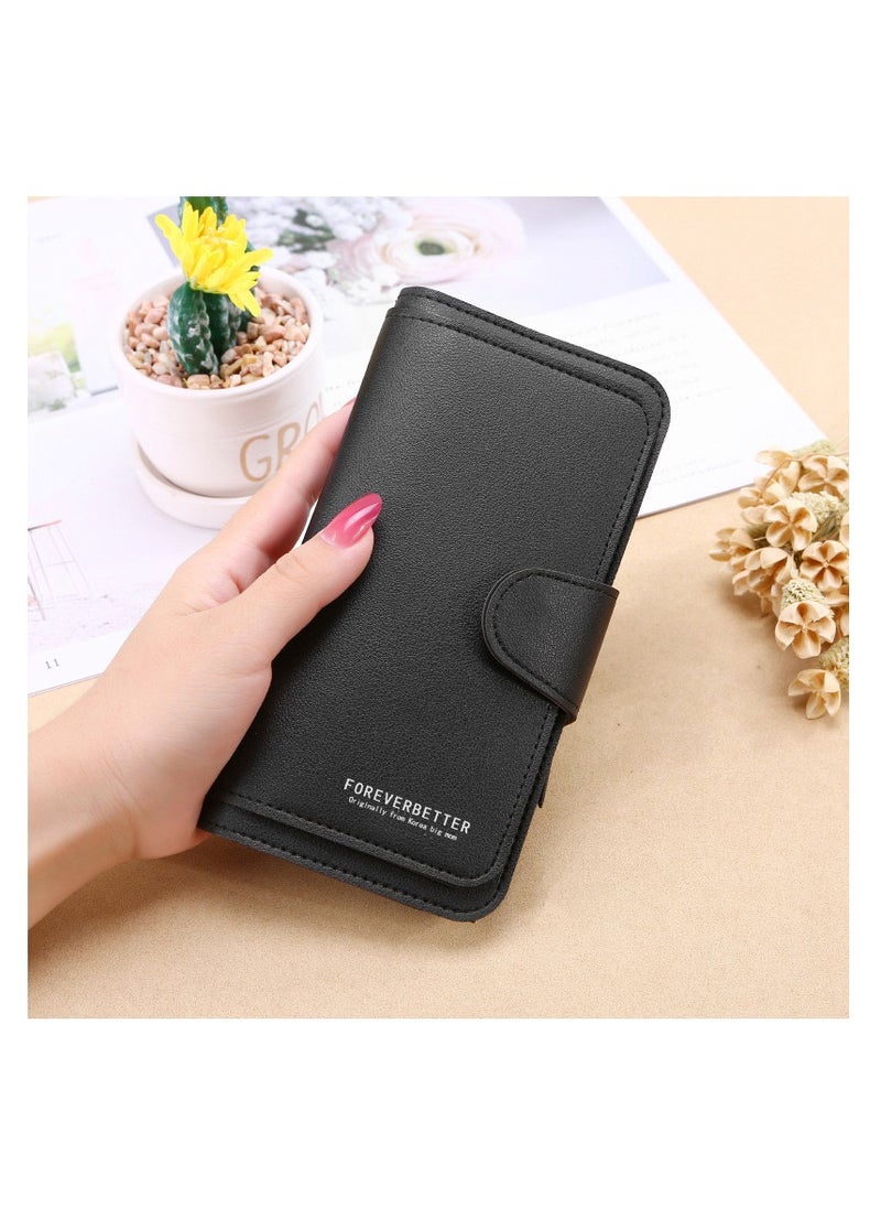 Forever young Ladies Wallet Women Leather Clutch Purse Credit Card Coin Holder  - Image 1