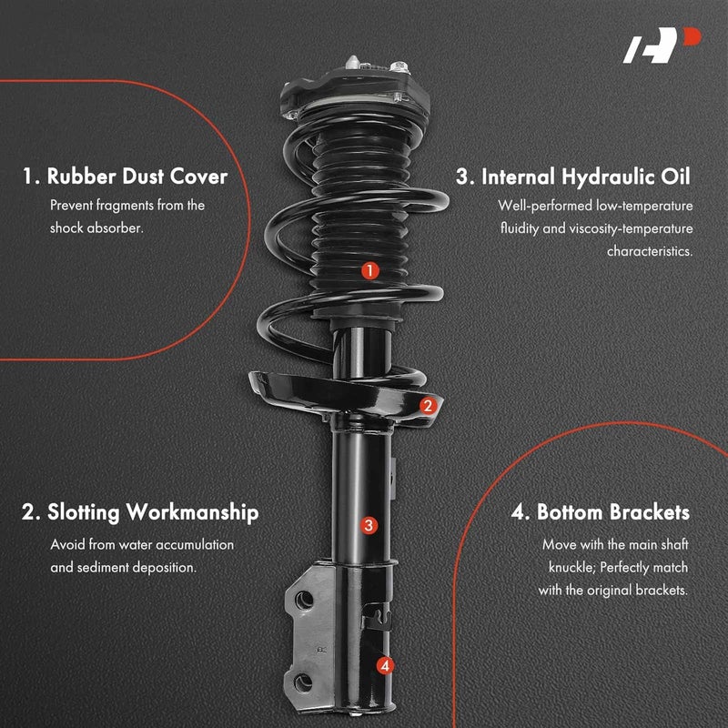 A-Premium Complete Strut and Coil Spring Assembly for Chevrolet Cruze - Image 3
