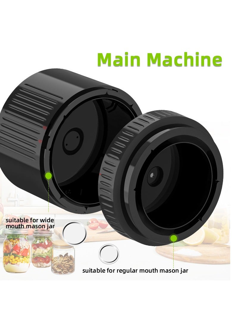 Electric Mason Jar Vacuum Sealer Kit.Portable Rechargeable Mason Jar Vacuum Sealer for Regular Mouth and Wide Mouth Mason Jars.Used for Storage of Freeze Dried Food,Preservation of Food.  - Image 5