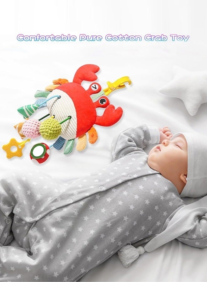 Bukela Baby Stroller Rattle Pendant, Car Seat Toys For Babies 0-6 Months, Crab Stroller Toy With Clamp, Best Baby Ideal Gift For Ages 0 And Up - Image 5