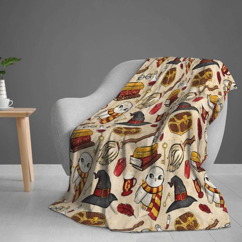 Hgcar Wizard Magic Blanket - Premium Flannel, 3D Printed Pattern, Comfortable Blanket for Bedroom Sofa Bed Car (60 * 80 in) - Image 5