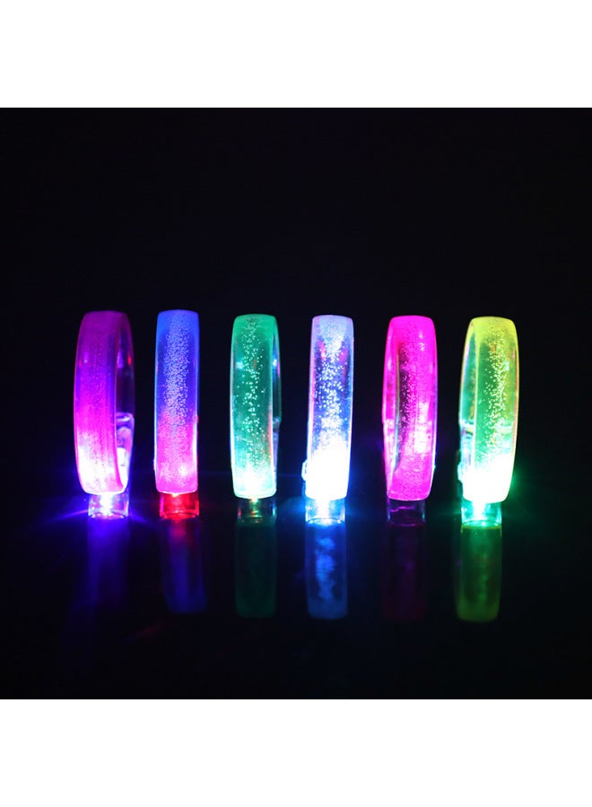Acrylic Luminous Bracelet Bracelet LED Flash Bar Concert Cheer Props Bracelet Hot Buy Batch-Color:Color Random (please Press The Multiples Of 30 Times)  - Image 1