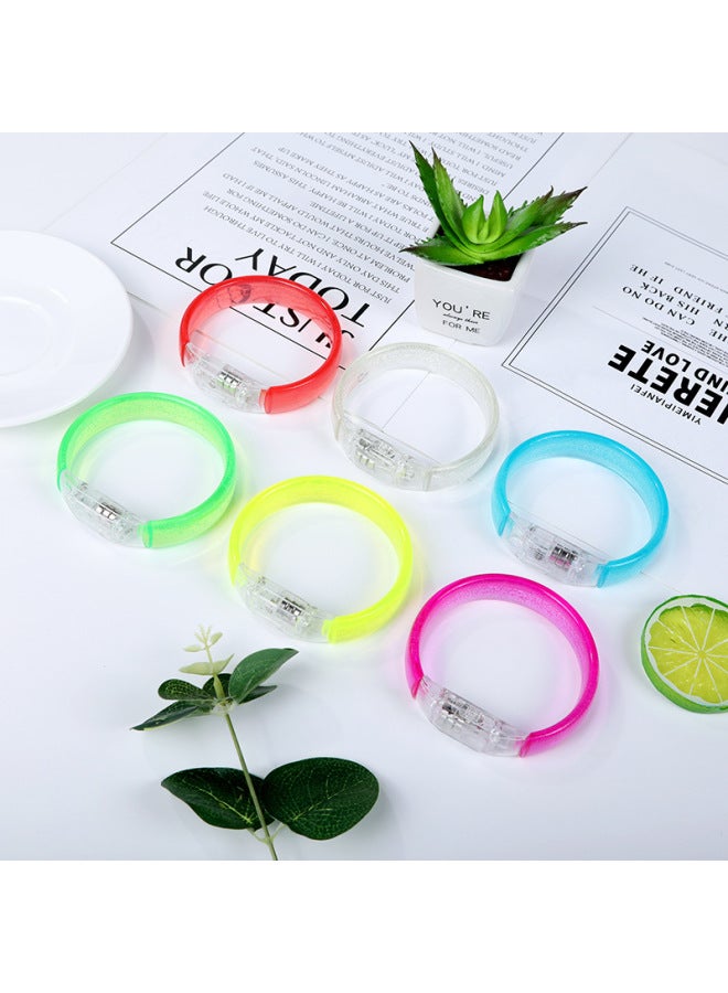 Acrylic Luminous Bracelet Bracelet LED Flash Bar Concert Cheer Props Bracelet Hot Buy Batch-Color:Color Random (please Press The Multiples Of 30 Times)  - Image 4