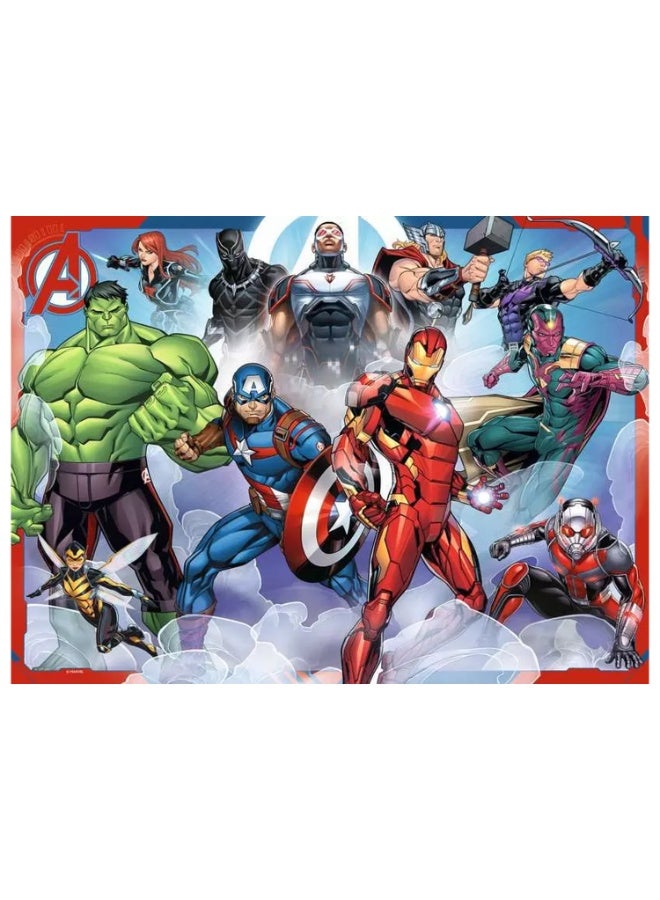 Ravensburger Childrenâ€™s Puzzle Avengers Assemble 100 XXL Piece Jigsaw Puzzle â€“ Extra Large Pieces Kids Puzzle, Softclick Precision Fit, Marvel Avengers Artwork, Fun Learning Activity for Ages 6+ | 10808-4 - Image 2