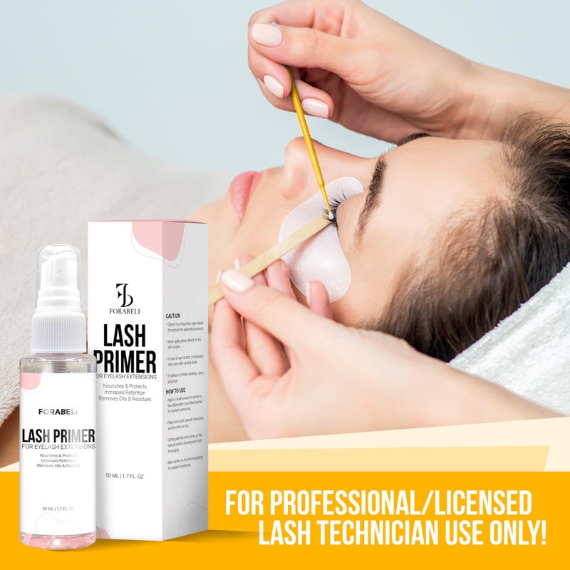 Forabeli بخاخ برايمر للرموش من فورا بيلي 50 مل - احترافي، تحضير أسرع لثبات رموش ممتازة - Image 4