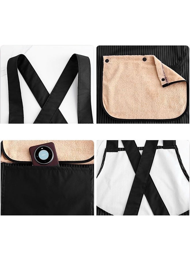 Detachable hand-wiping apron with grease-proof and waterproof properties - Image 4