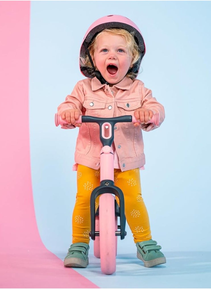 Yvolution Junior Balance Bike, Pink, Multi-Adjustable Handlebar and Seat  - Image 4