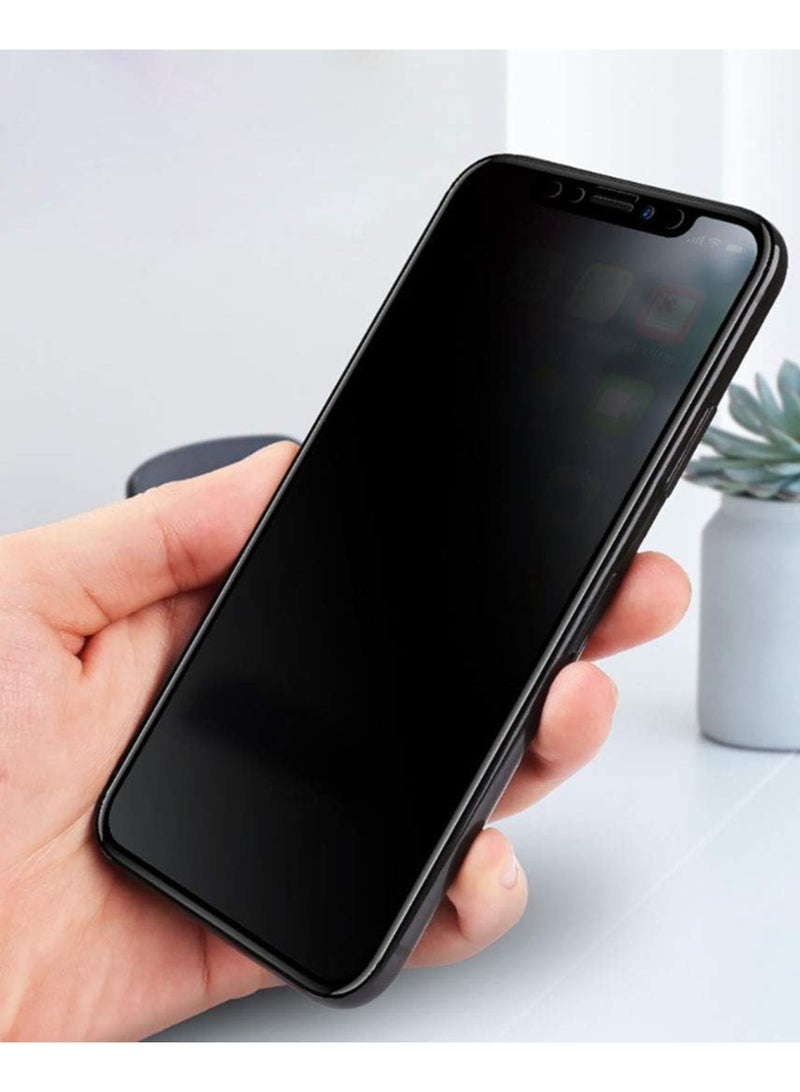 2 Pack Privacy Screen Protector for ZTE Nubia Neo 2 Support Fingerprint Unlock,High hardness Tempered Glass Film,Anti-Scratch Case Friendly  - Image 5