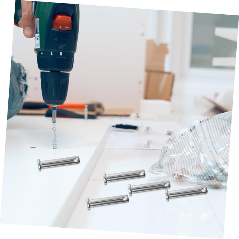 Zerodeko 5PCS 40mm Stainless Steel Flat Head Clevis Bolts for Scaffolding Construction DIY - Image 4